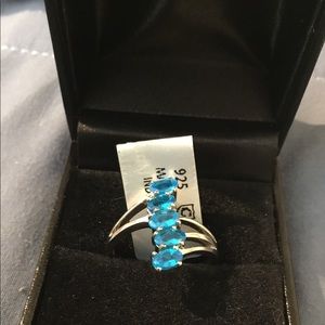 NWT Natural Neon Appetite Jaipur Gemstone Solid Band Ring